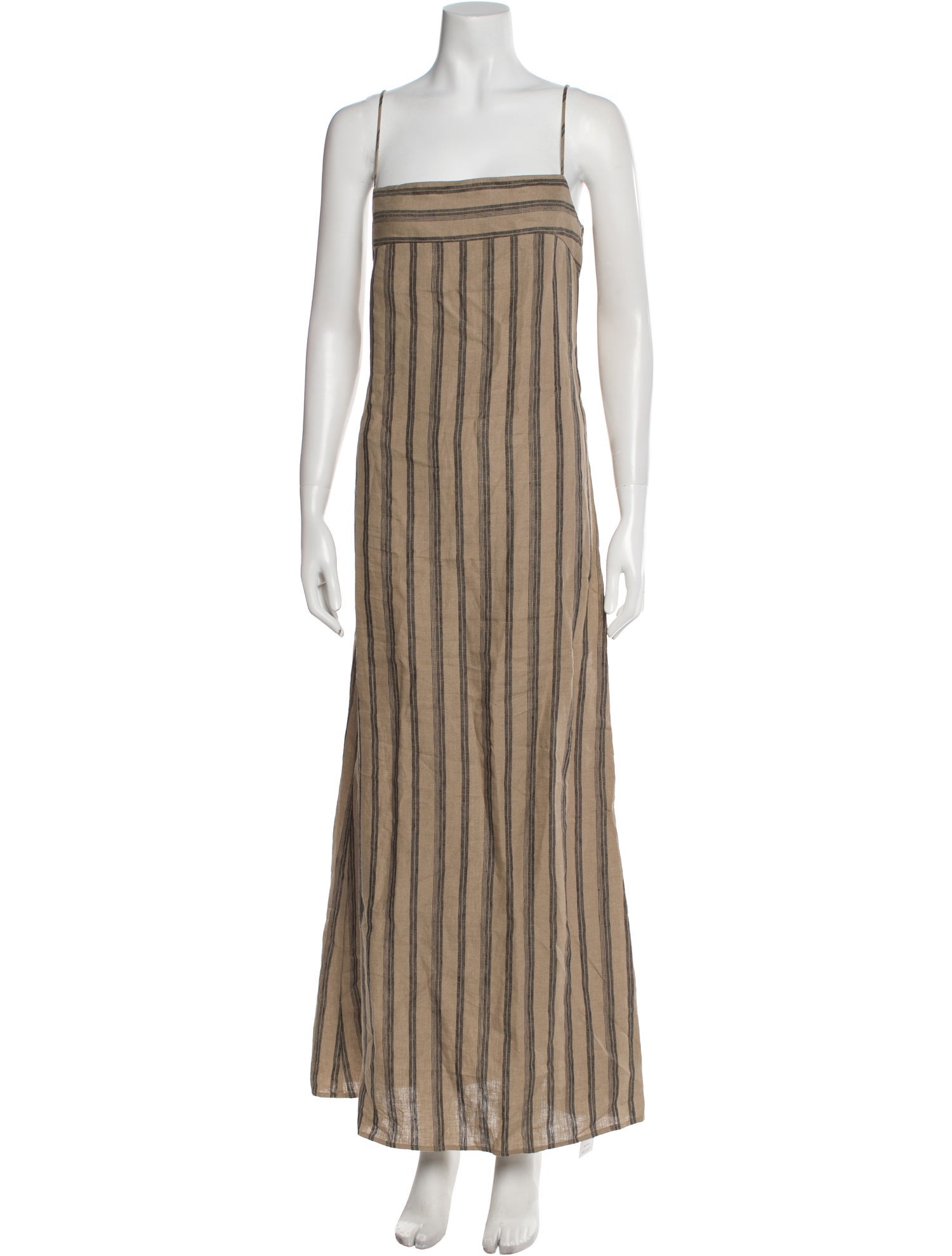 Staud Linen Long Dress