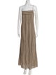 Staud Linen Long Dress