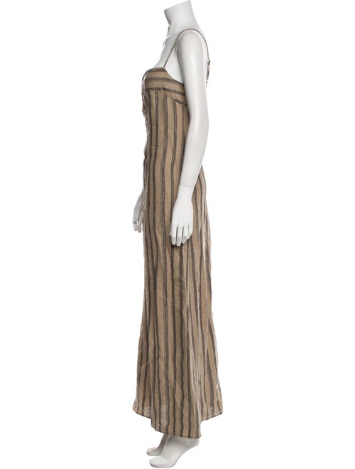 Staud Linen Long Dress