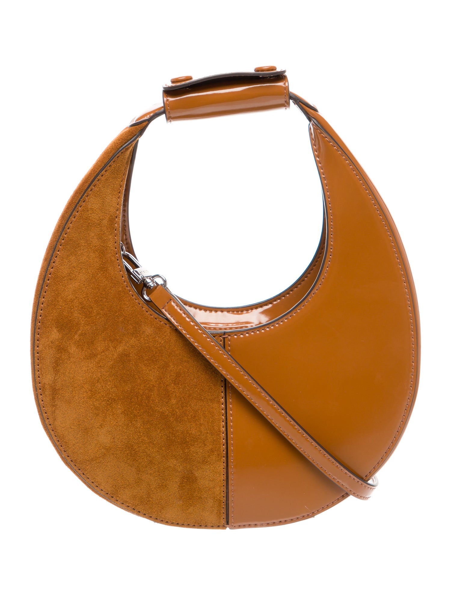 Staud Leather Top Handle Bag