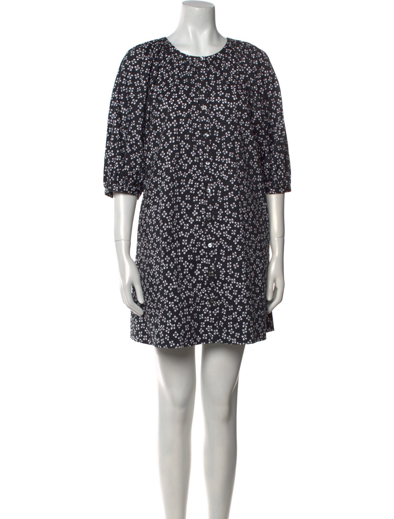 Staud Floral Print Mini Dress