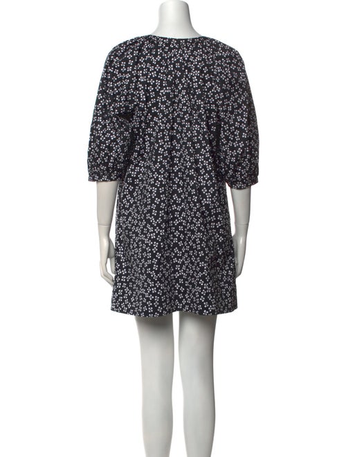Staud Floral Print Mini Dress