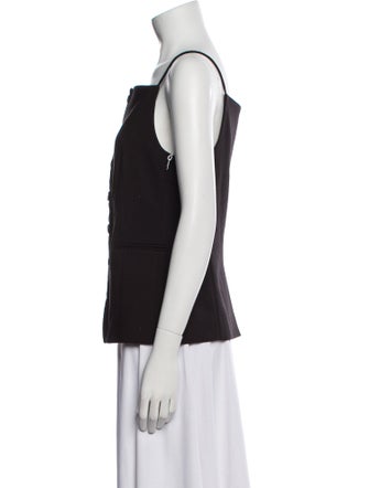 Staud Square Neckline Sleeveless Top