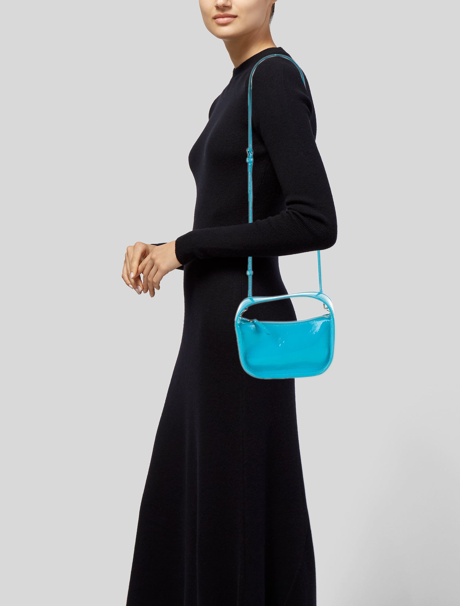 Staud Patent Leather Top Handle Bag w/ Tags