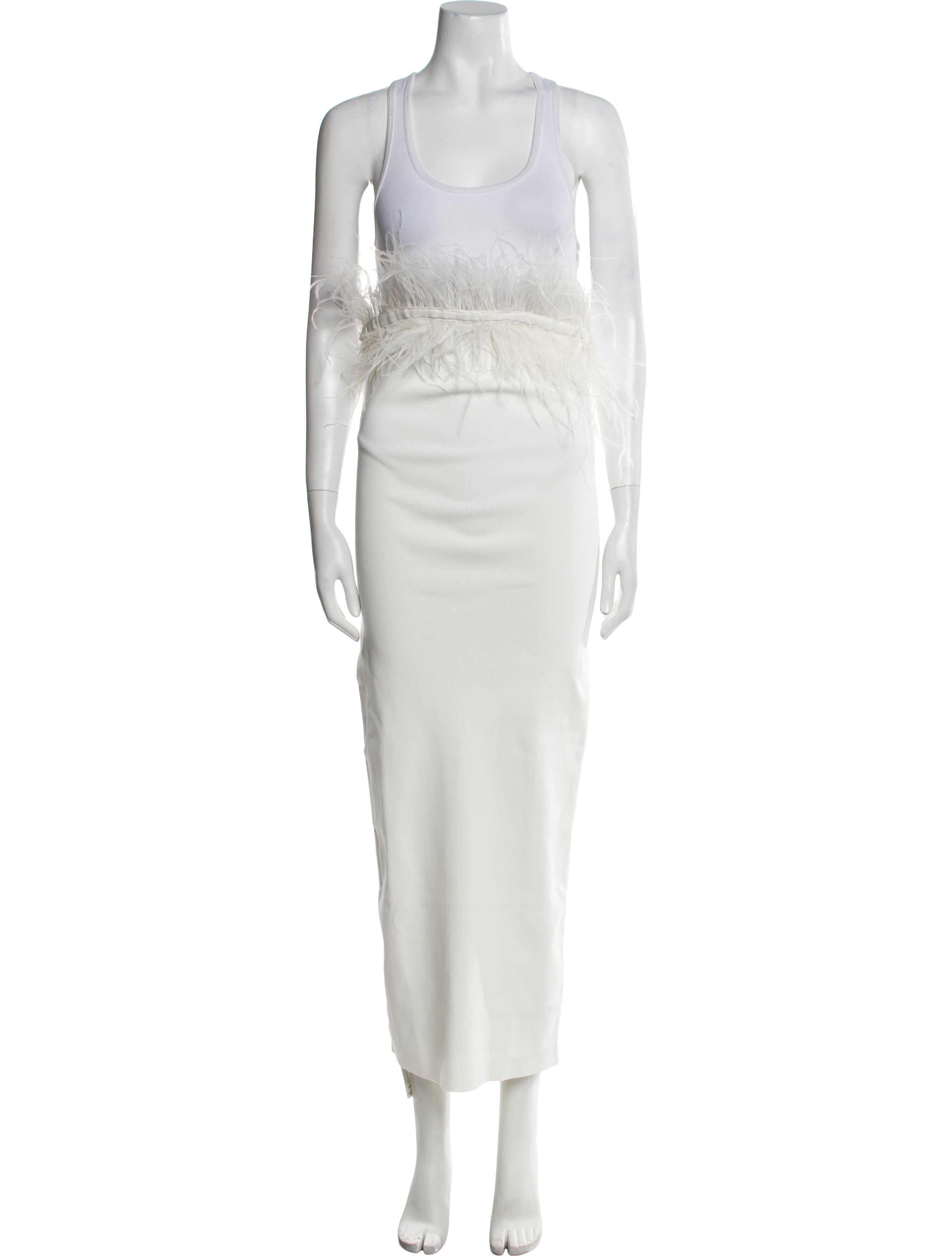 Staud Scoop Neck Knee-Length Dress