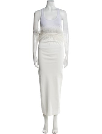 Staud Scoop Neck Knee-Length Dress