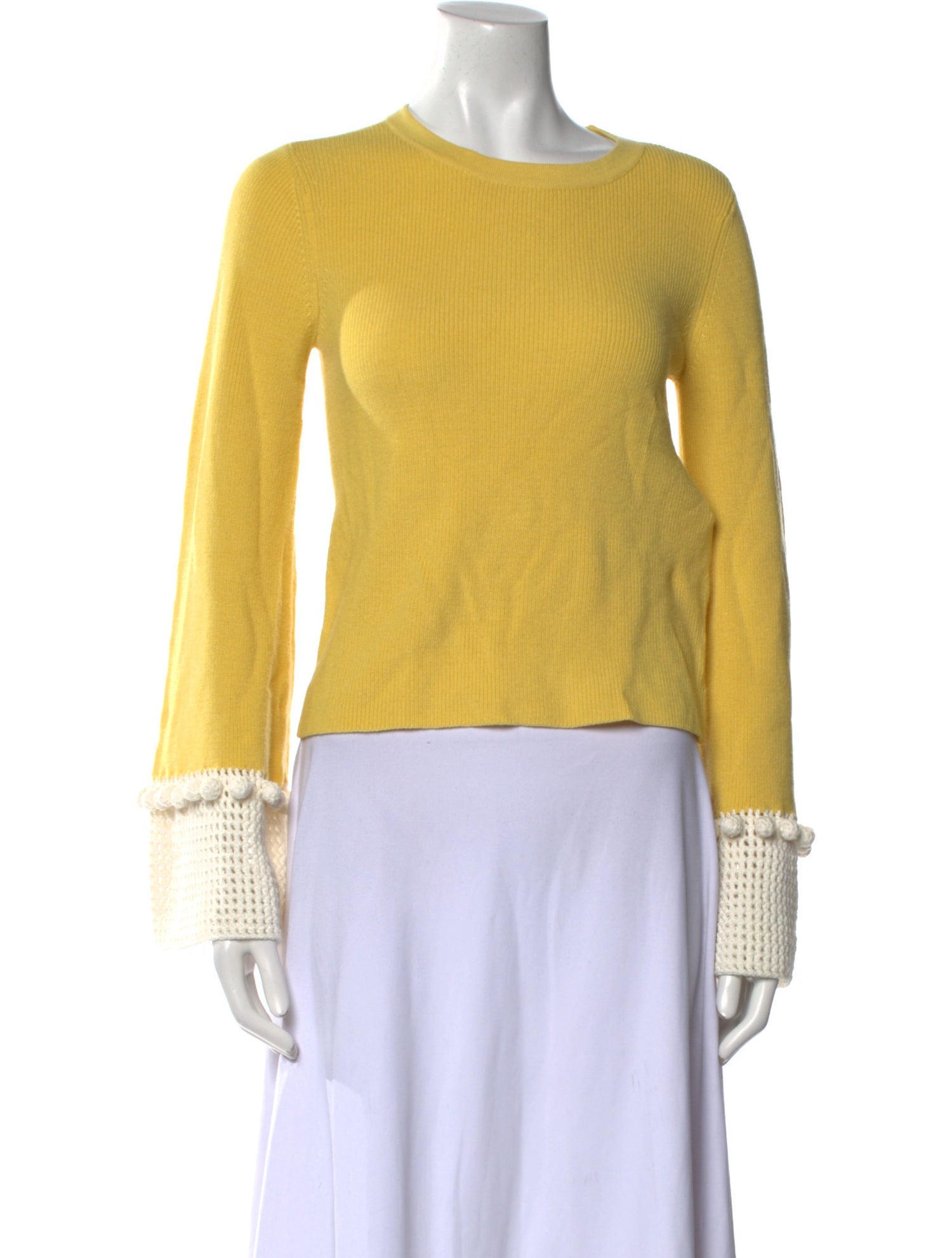 Staud Bateau Neckline Long Sleeve Top