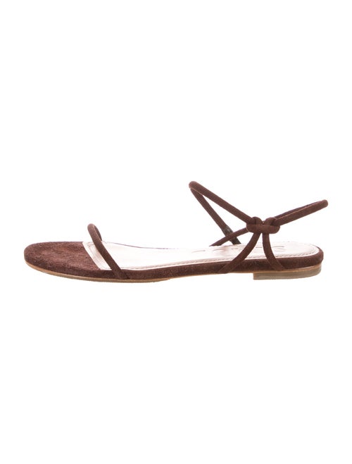 Staud Suede Slingback Sandals