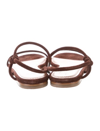 Staud Suede Slingback Sandals