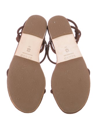 Staud Suede Slingback Sandals