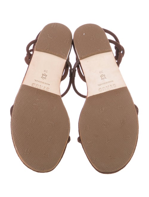 Staud Suede Slingback Sandals