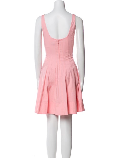 Staud Square Neckline Mini Dress