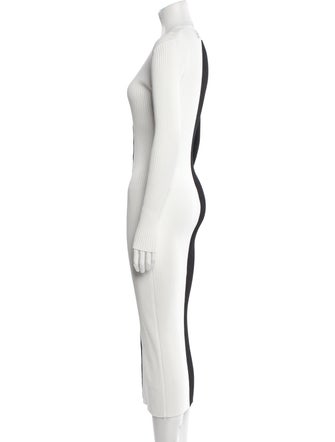 Staud V-Neck Long Dress