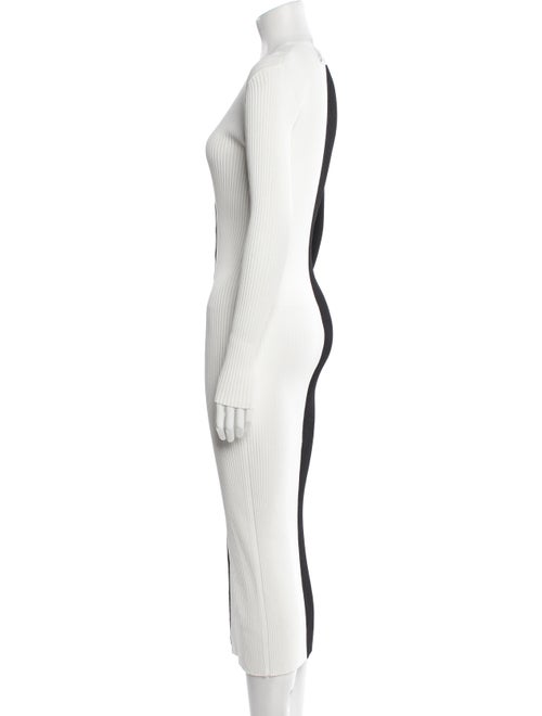 Staud V-Neck Long Dress