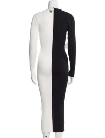 Staud V-Neck Long Dress