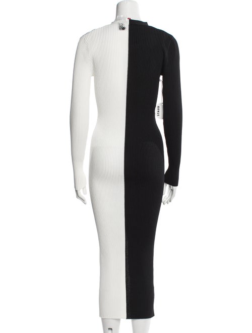 Staud V-Neck Long Dress