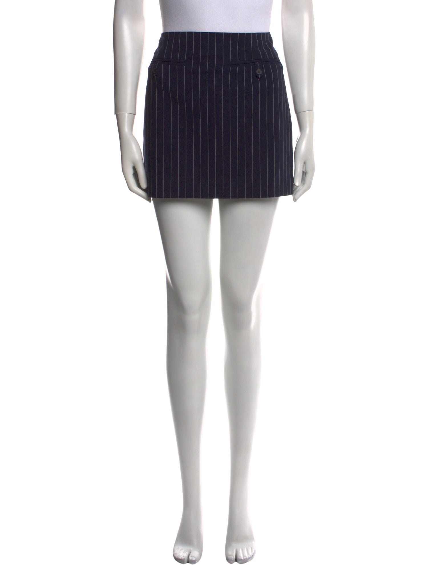 Staud Striped Mini Skirt