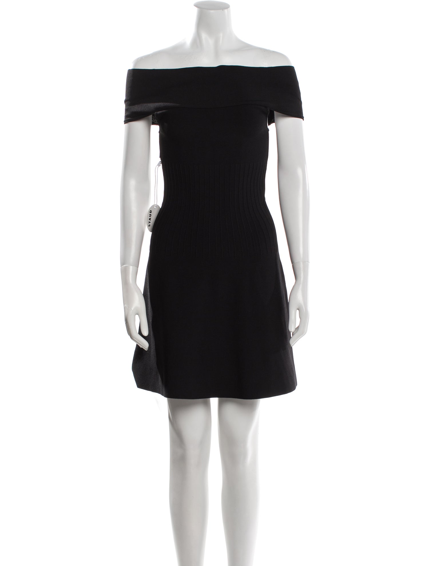 Staud Off-The-Shoulder Mini Dress