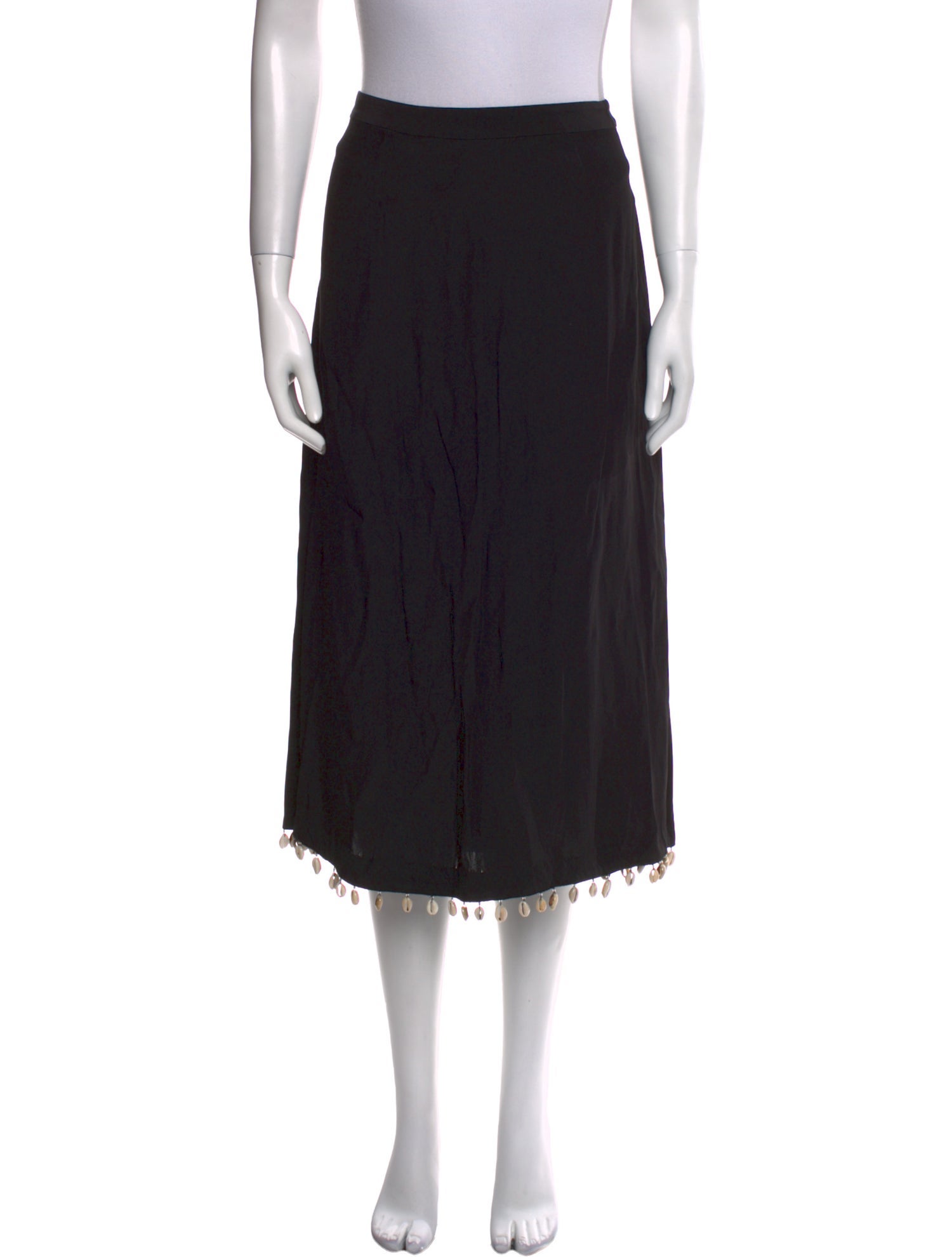 Staud Beaded Accents Midi Length Skirt