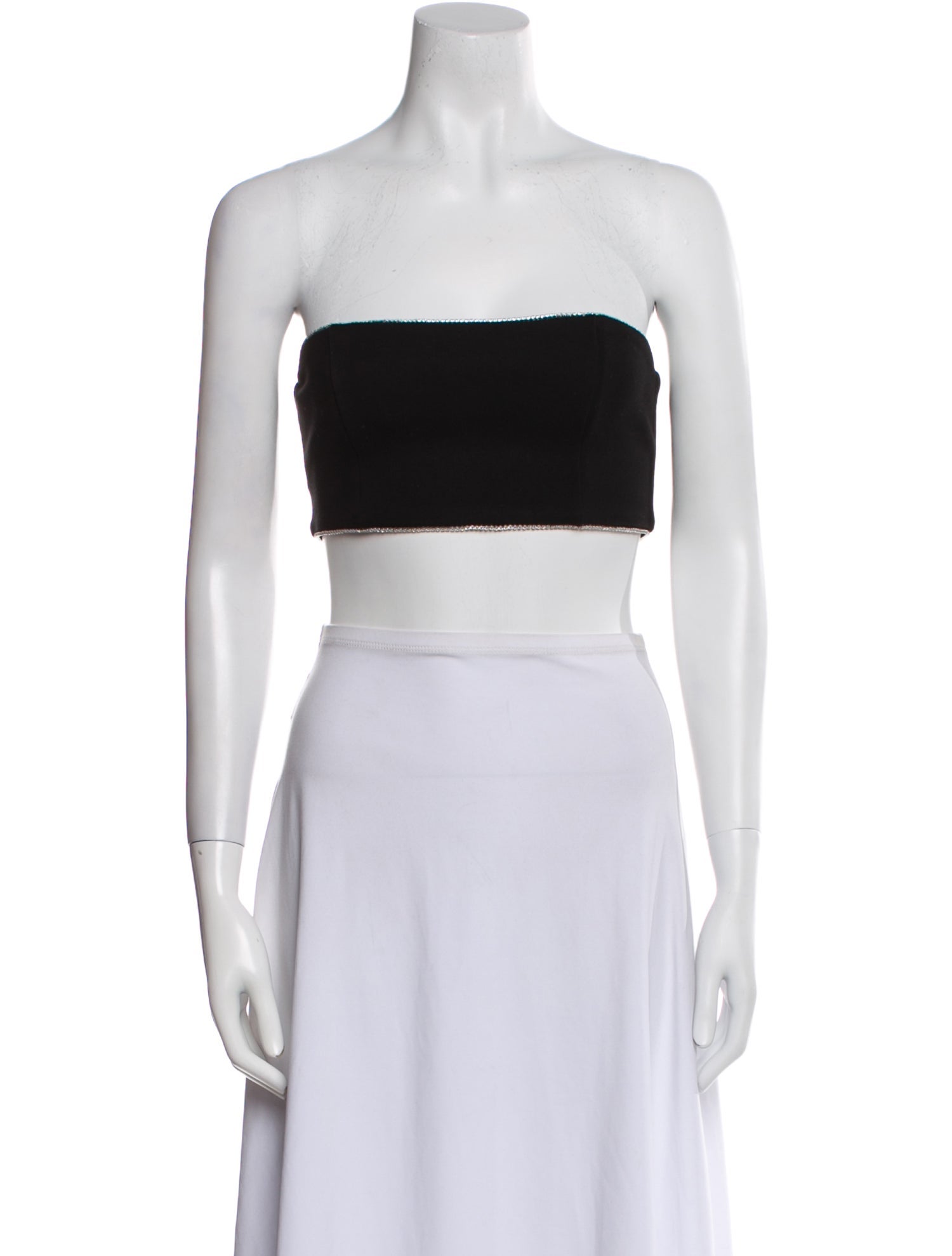 Staud Strapless Crop Top