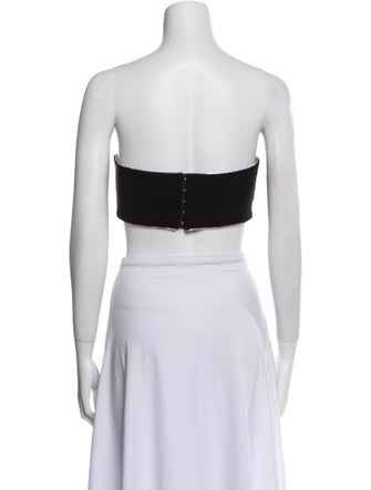 Staud Strapless Crop Top