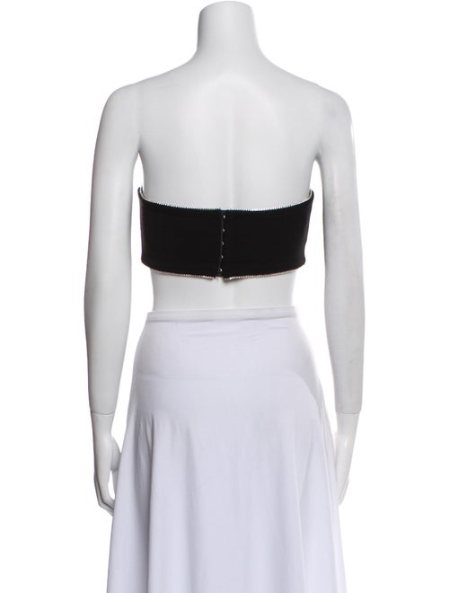 Staud Strapless Crop Top