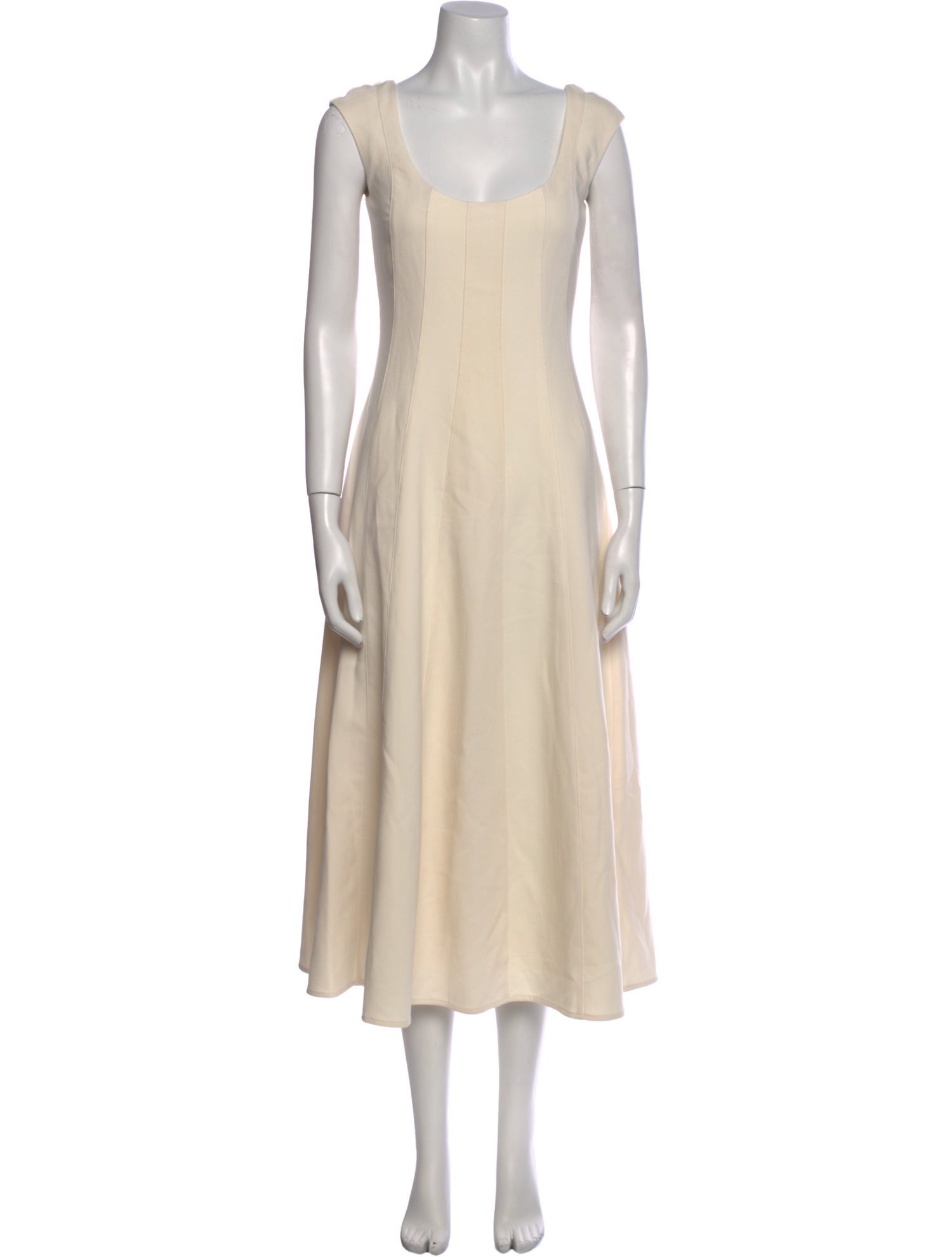 Staud Scoop Neck Long Dress