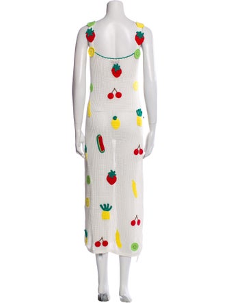 Staud Printed Long Dress