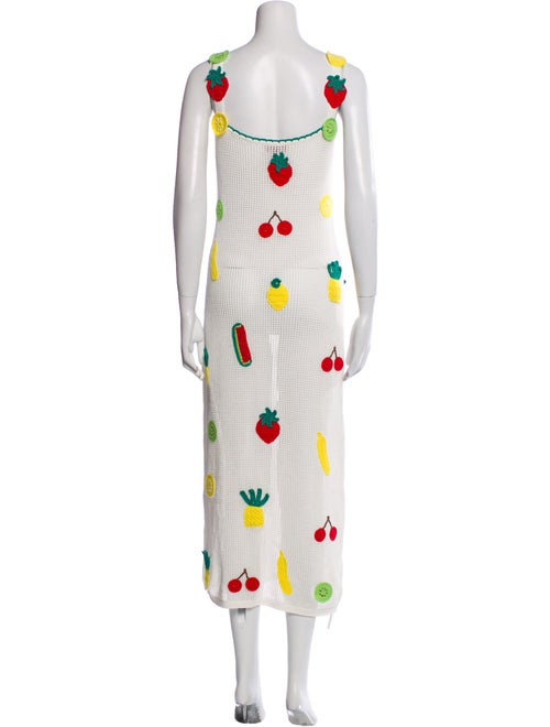 Staud Printed Long Dress