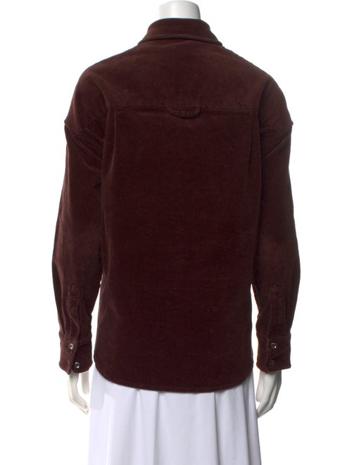 Staud Long Sleeve Button-Up Top