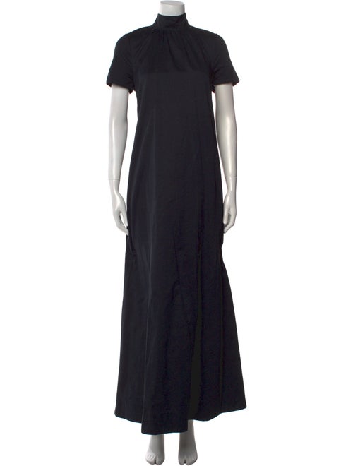 Staud Mock Neck Long Dress