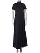 Staud Mock Neck Long Dress