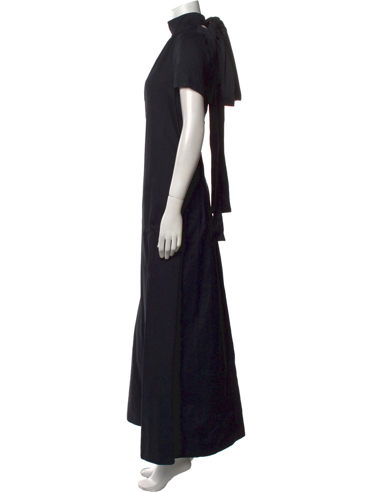 Staud Mock Neck Long Dress