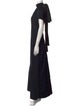 Staud Mock Neck Long Dress