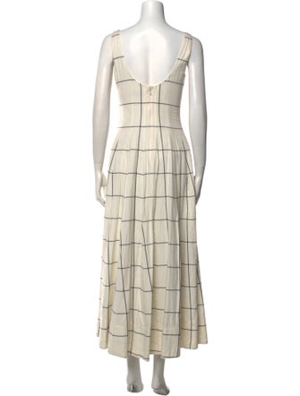 Staud Square Neckline Long Dress