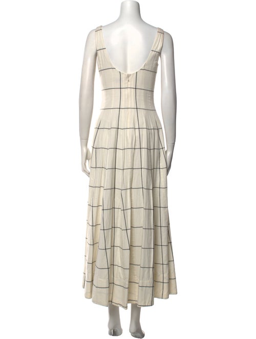 Staud Square Neckline Long Dress