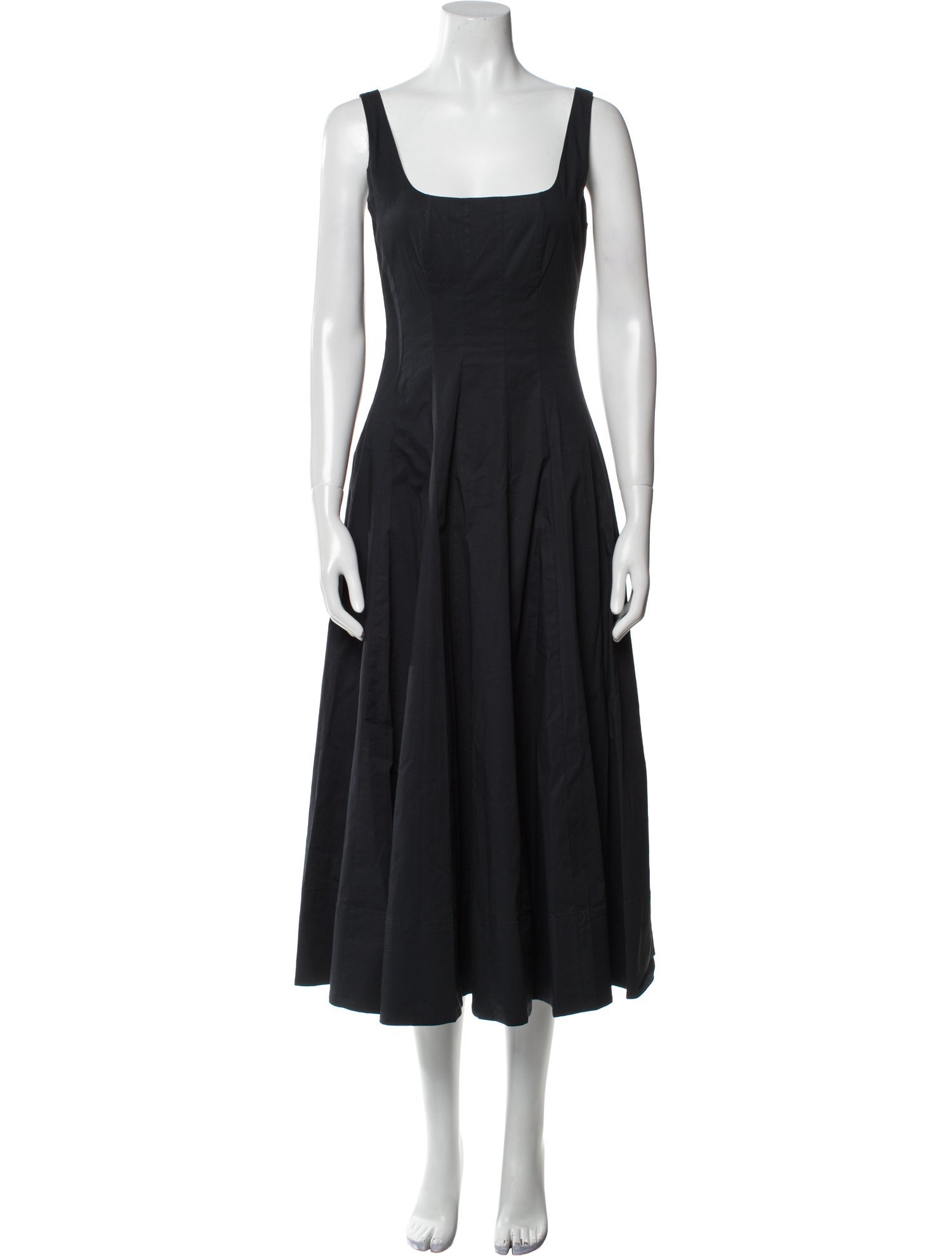 Staud Square Neckline Long Dress