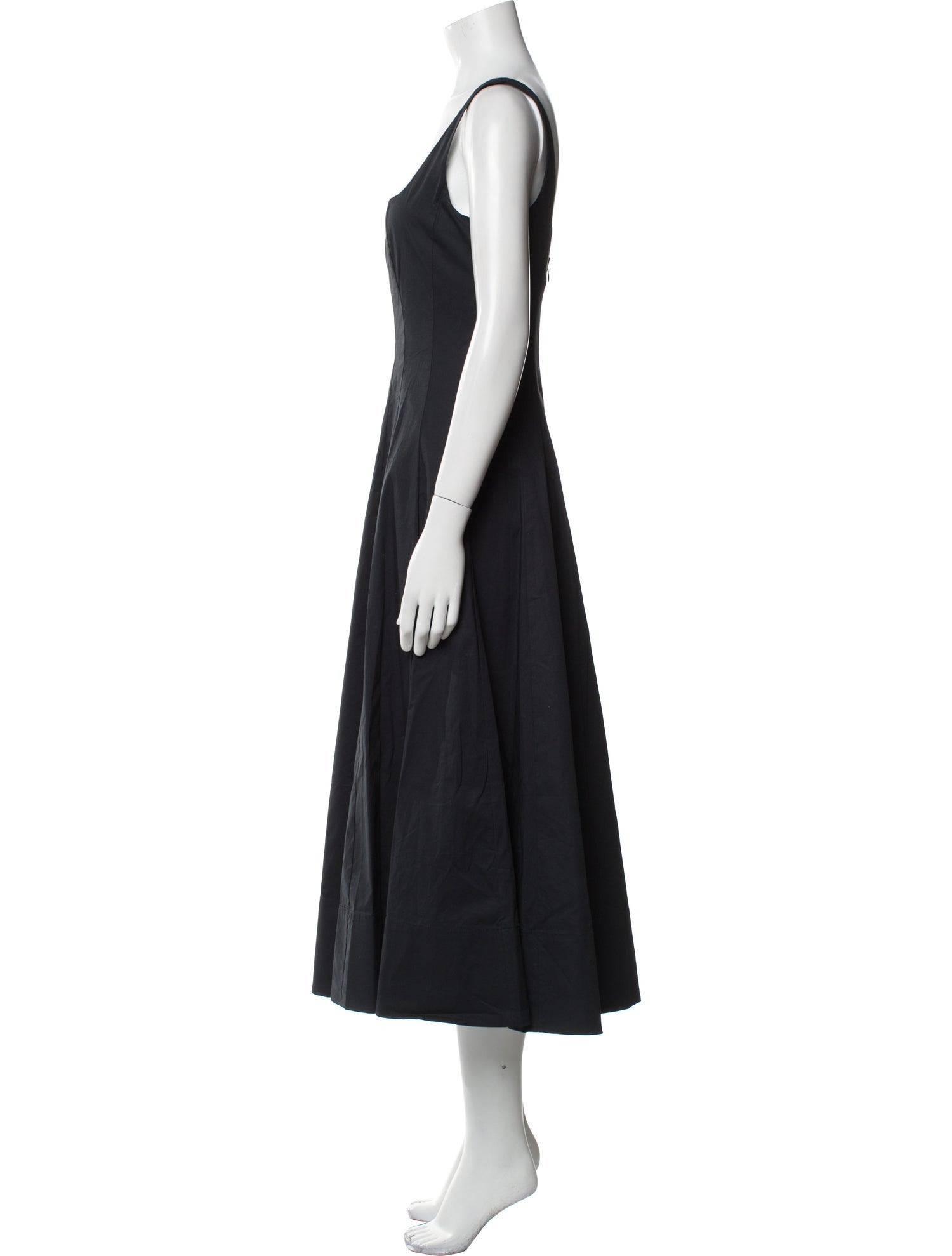 Staud Square Neckline Long Dress