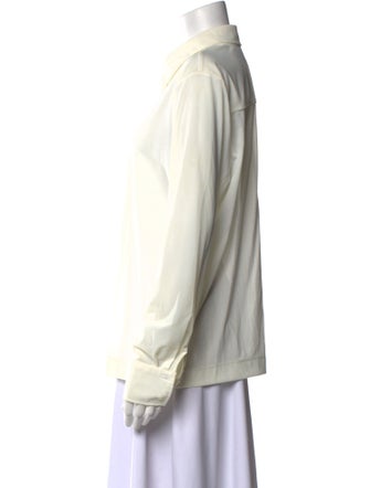 Staud Long Sleeve Button-Up Top