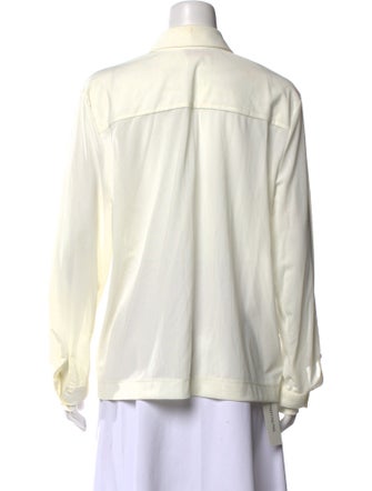 Staud Long Sleeve Button-Up Top