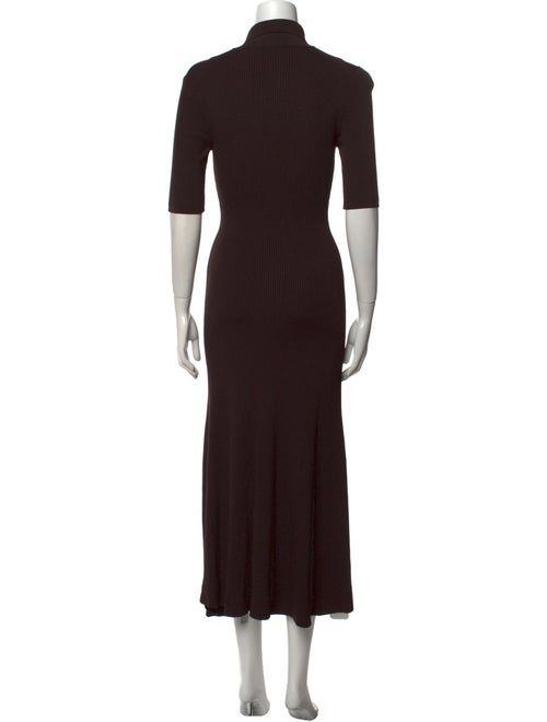 Staud V-Neck Long Dress