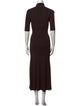 Staud V-Neck Long Dress