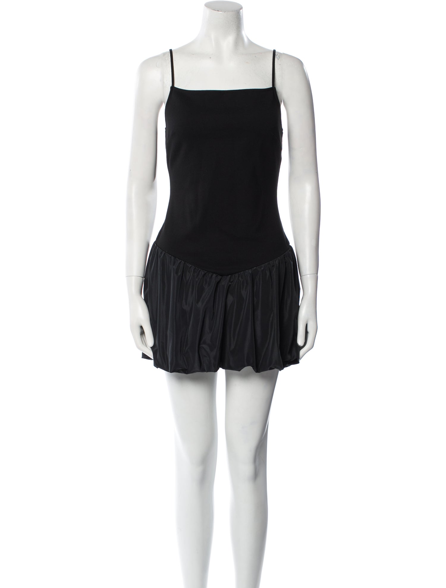 Staud Square Neckline Mini Dress