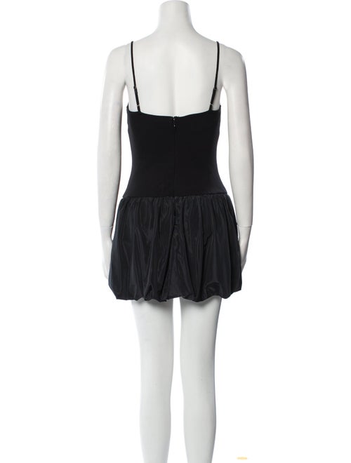 Staud Square Neckline Mini Dress