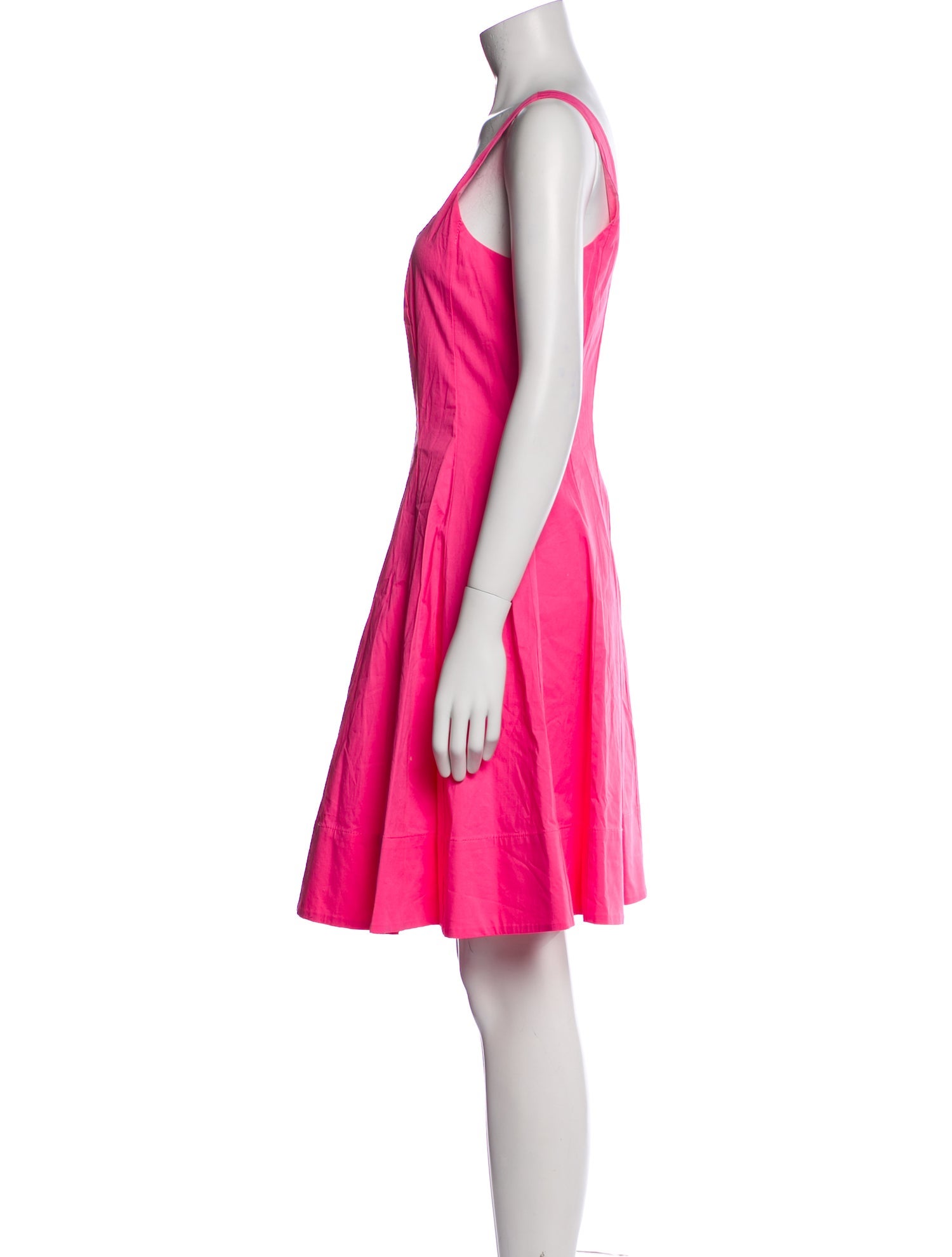 Staud Square Neckline Mini Dress