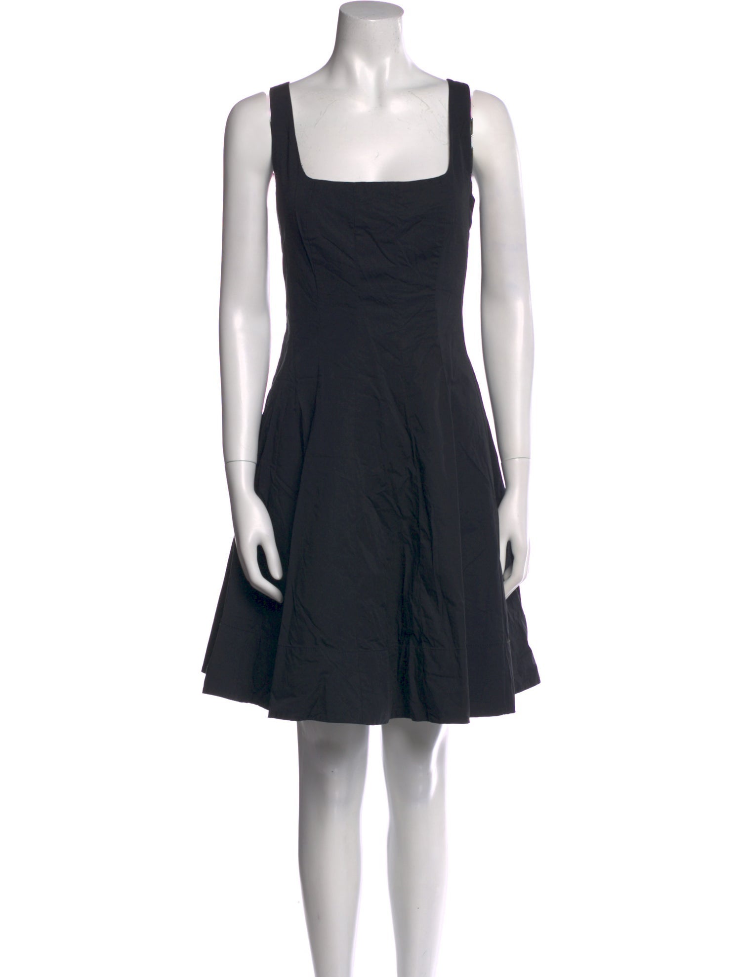 Staud Square Neckline Mini Dress