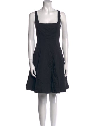 Staud Square Neckline Mini Dress