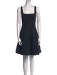 Staud Square Neckline Mini Dress