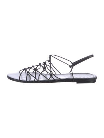 Staud Nylon Slingback Sandals