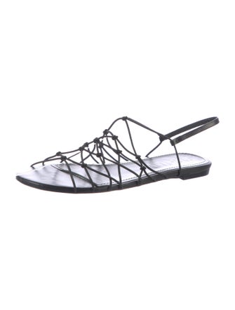 Staud Nylon Slingback Sandals